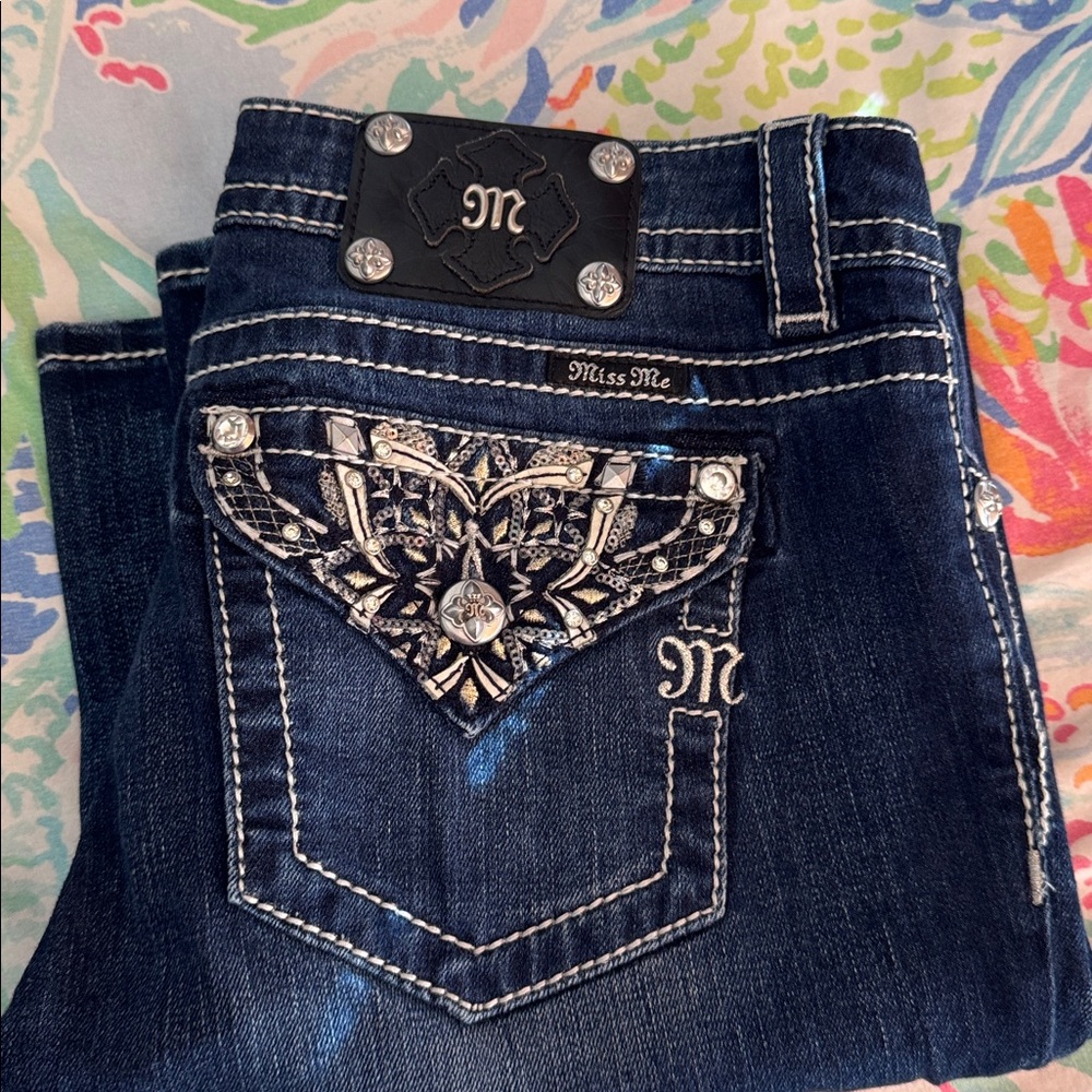 Miss Me dark wash jeans